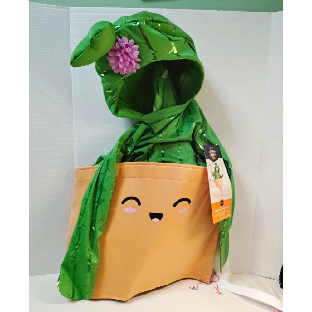 Hyde & EEK! Boutique Hooded Potted Cactus Costume Complete Outfit 4-5T